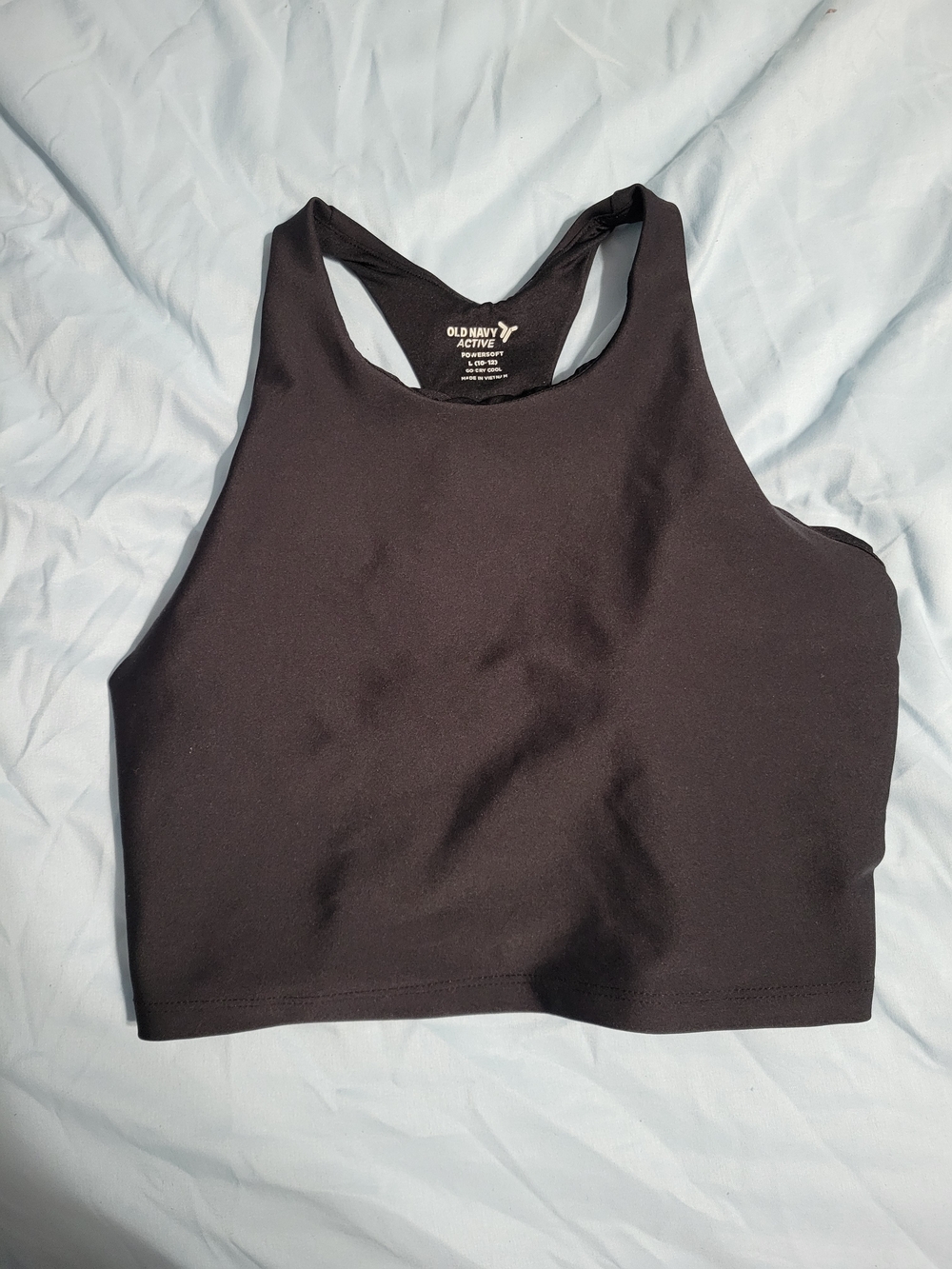 Old Navy Active Women's Black High-Neck Sports Bra